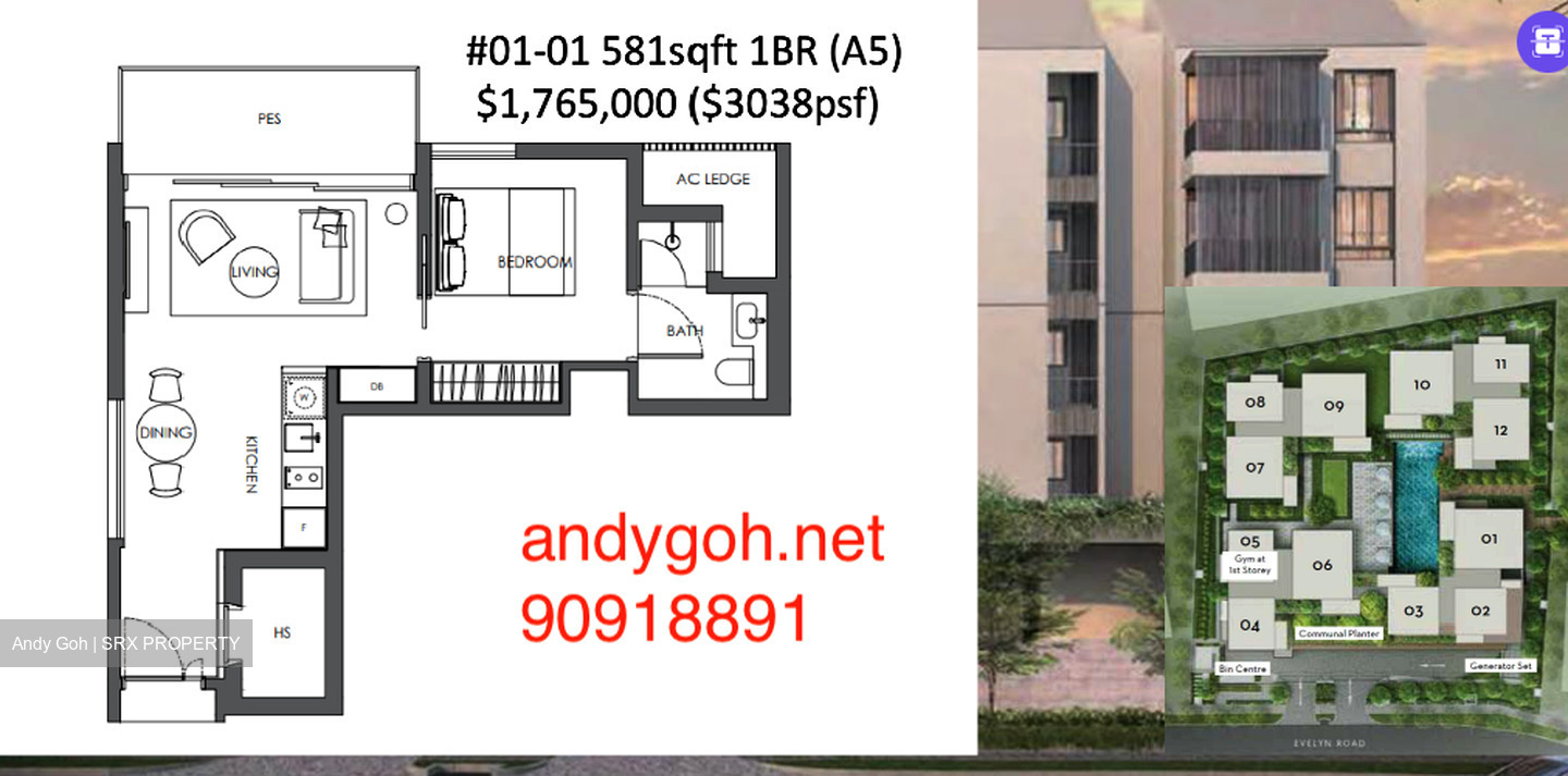 10 Evelyn (D11), Apartment #559910641